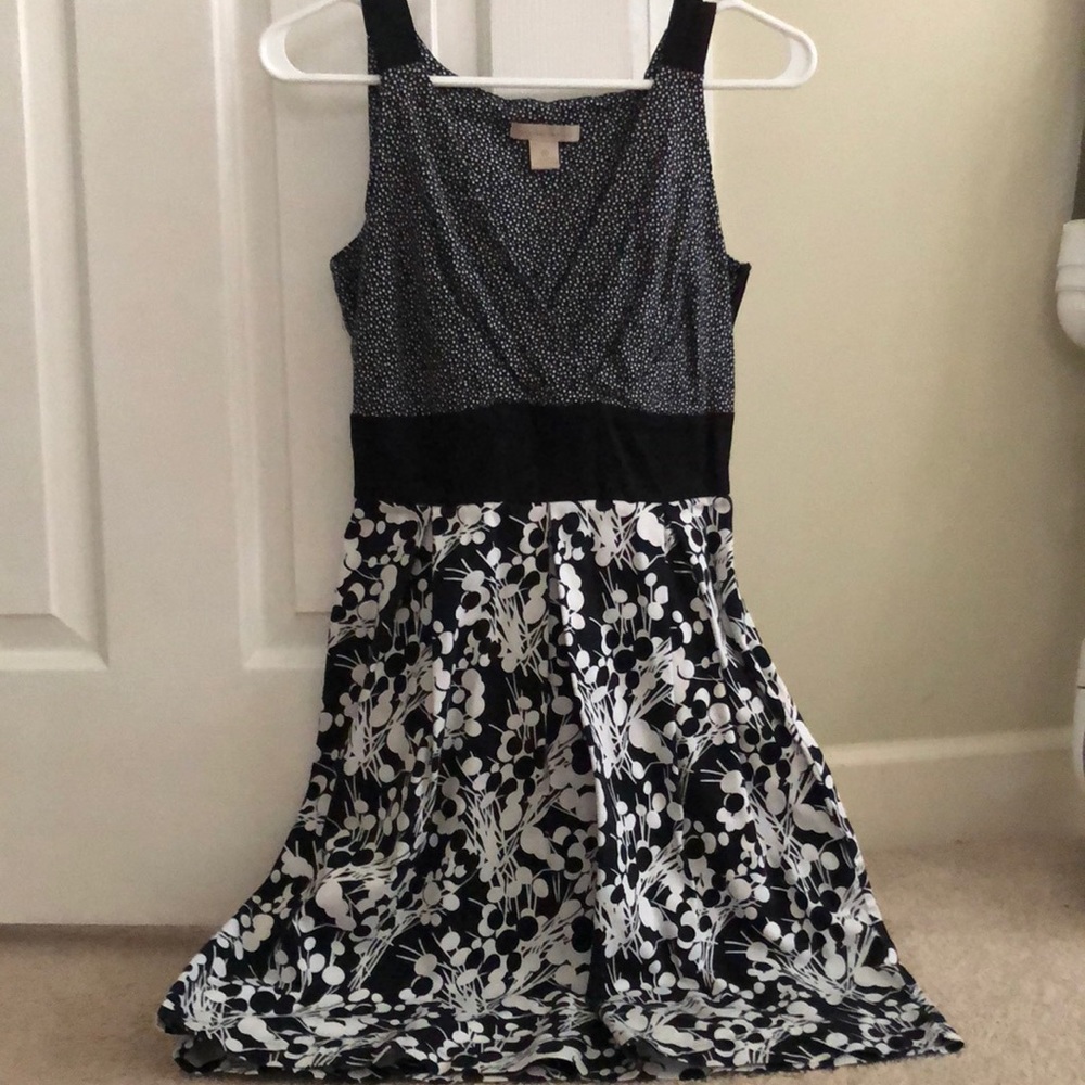 Black and white dress